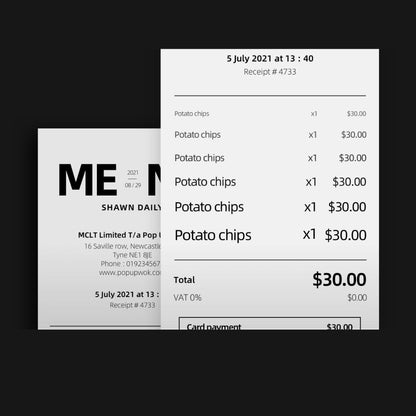 Imprimante Uber Eats Android Bluetooth